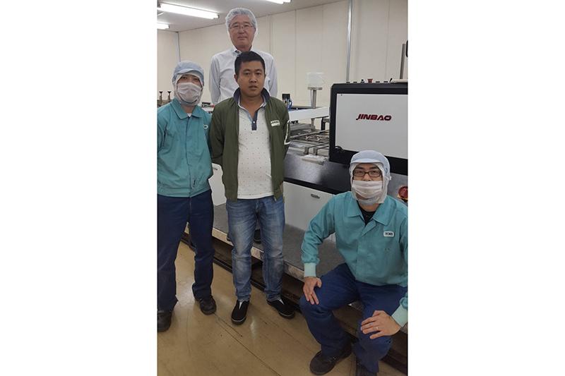 Japanese Client bought Toy Carton Window Patching Machine